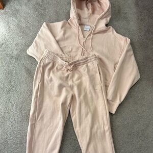 Aritzia Boyfriend Fit Fleece Set